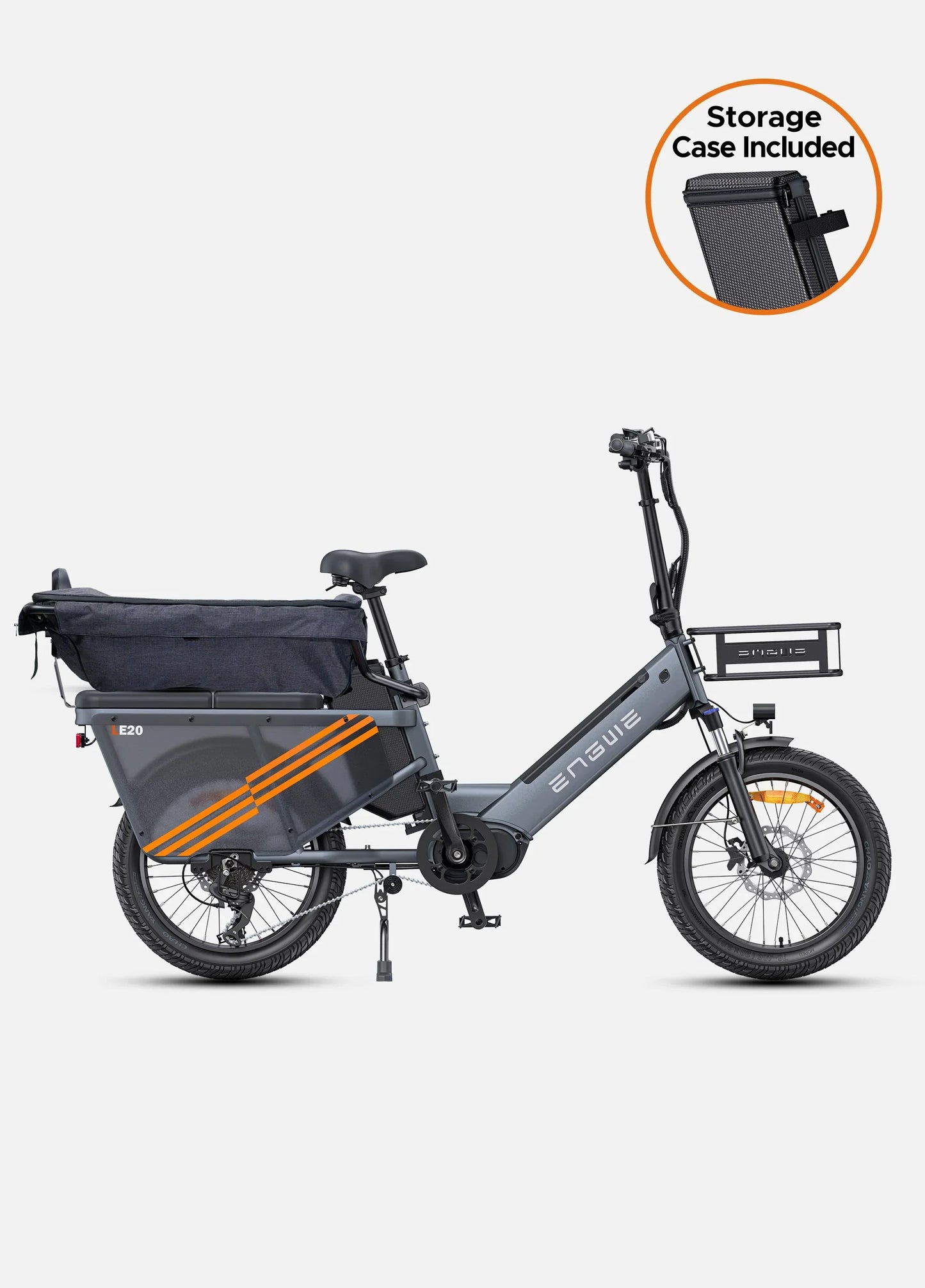 ENGWE LE20 250W Mid-drive Torque Sensor Step-Thru Cargo E-bike