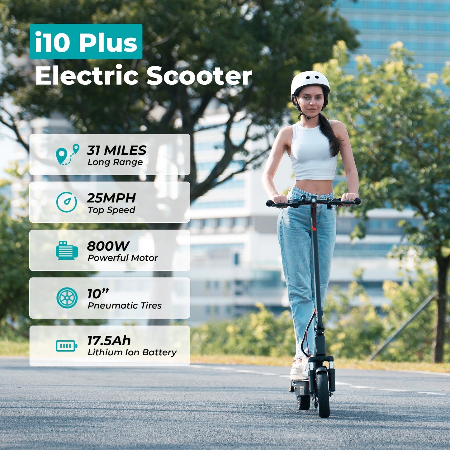 iScooter i10Plus/i9Max 800W Electric Scooter