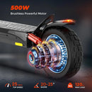 iScooter iX3 Electric Scooters Adult, 10" Pneumatic Off-road Fast Electric Scooter with Lock, APP Control, 40KM Range, 3 Speed Modes, 4 Shock Absorbers, Fast Charging, Foldable E Scooter
