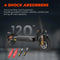 iScooter iX3 Electric Scooters Adult, 10" Pneumatic Off-road Fast Electric Scooter with Lock, APP Control, 40KM Range, 3 Speed Modes, 4 Shock Absorbers, Fast Charging, Foldable E Scooter