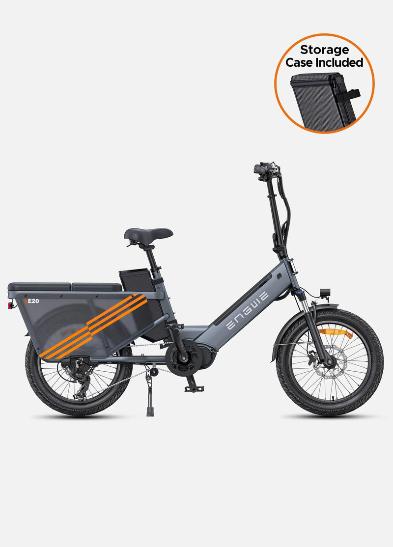 ENGWE LE20 250W Mid-drive Torque Sensor Step-Thru Cargo E-bike