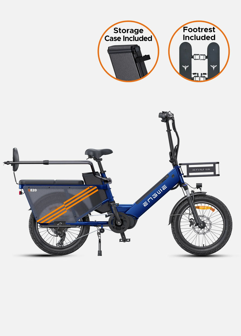 ENGWE LE20 250W Mid-drive Torque Sensor Step-Thru Cargo E-bike