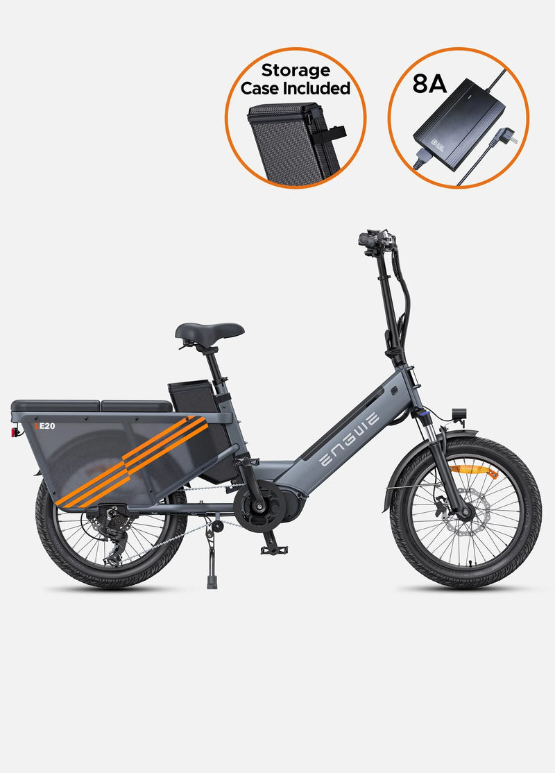ENGWE LE20 250W Mid-drive Torque Sensor Step-Thru Cargo E-bike
