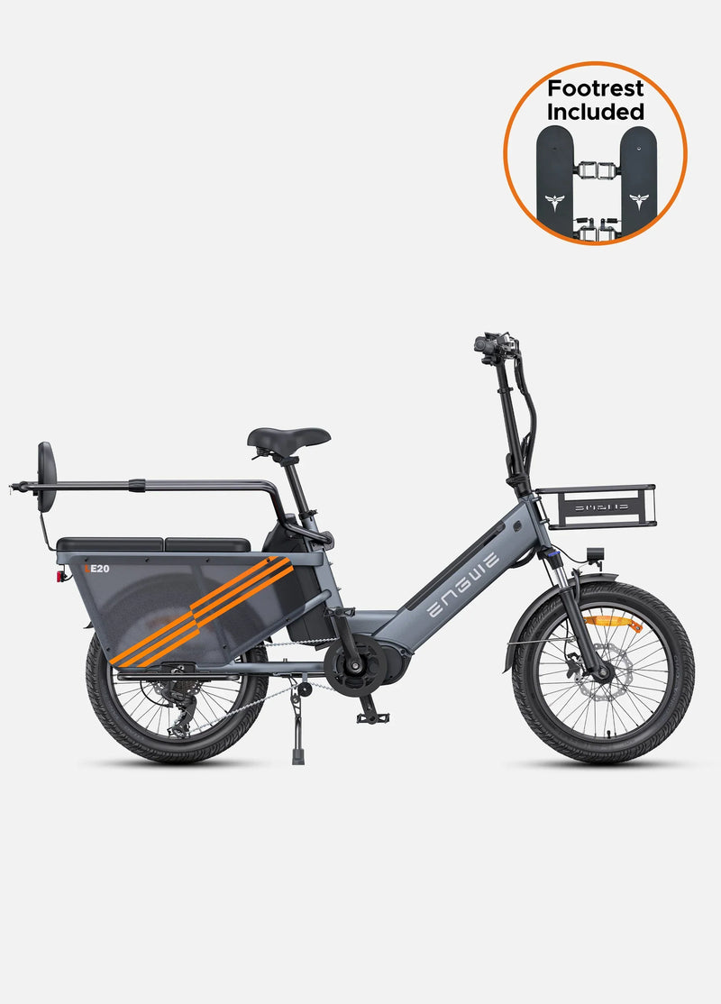 ENGWE LE20 250W Mid-drive Torque Sensor Step-Thru Cargo E-bike