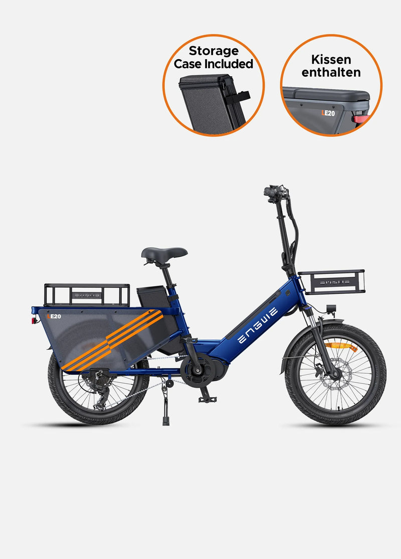 ENGWE LE20 250W Mid-drive Torque Sensor Step-Thru Cargo E-bike