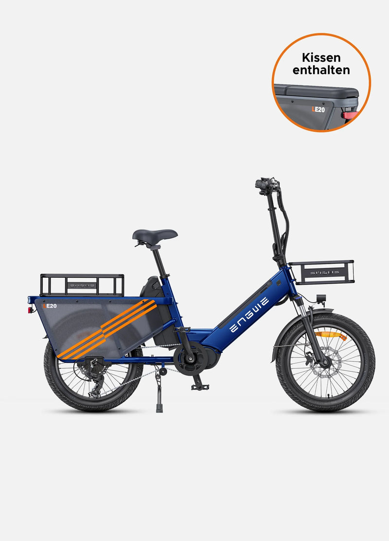 ENGWE LE20 250W Mid-drive Torque Sensor Step-Thru Cargo E-bike