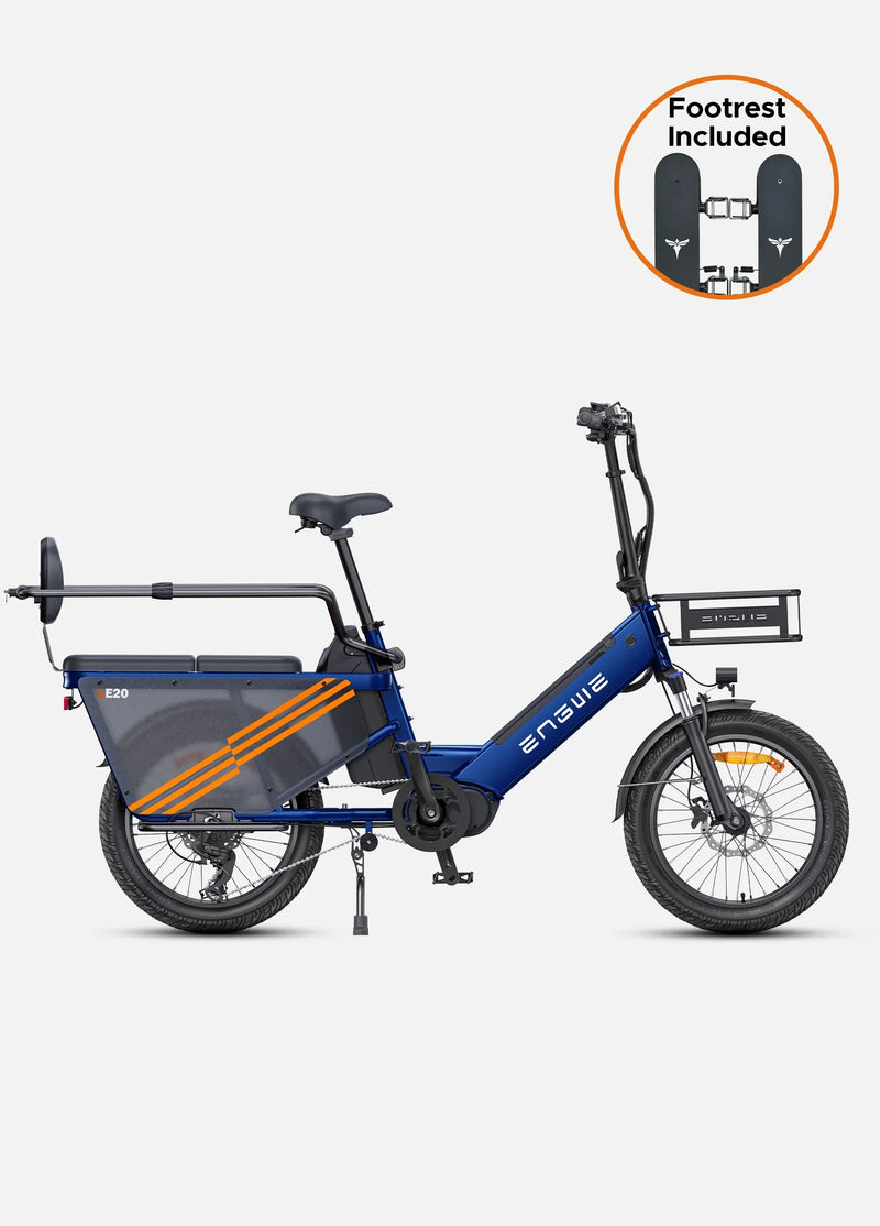 ENGWE LE20 250W Mid-drive Torque Sensor Step-Thru Cargo E-bike